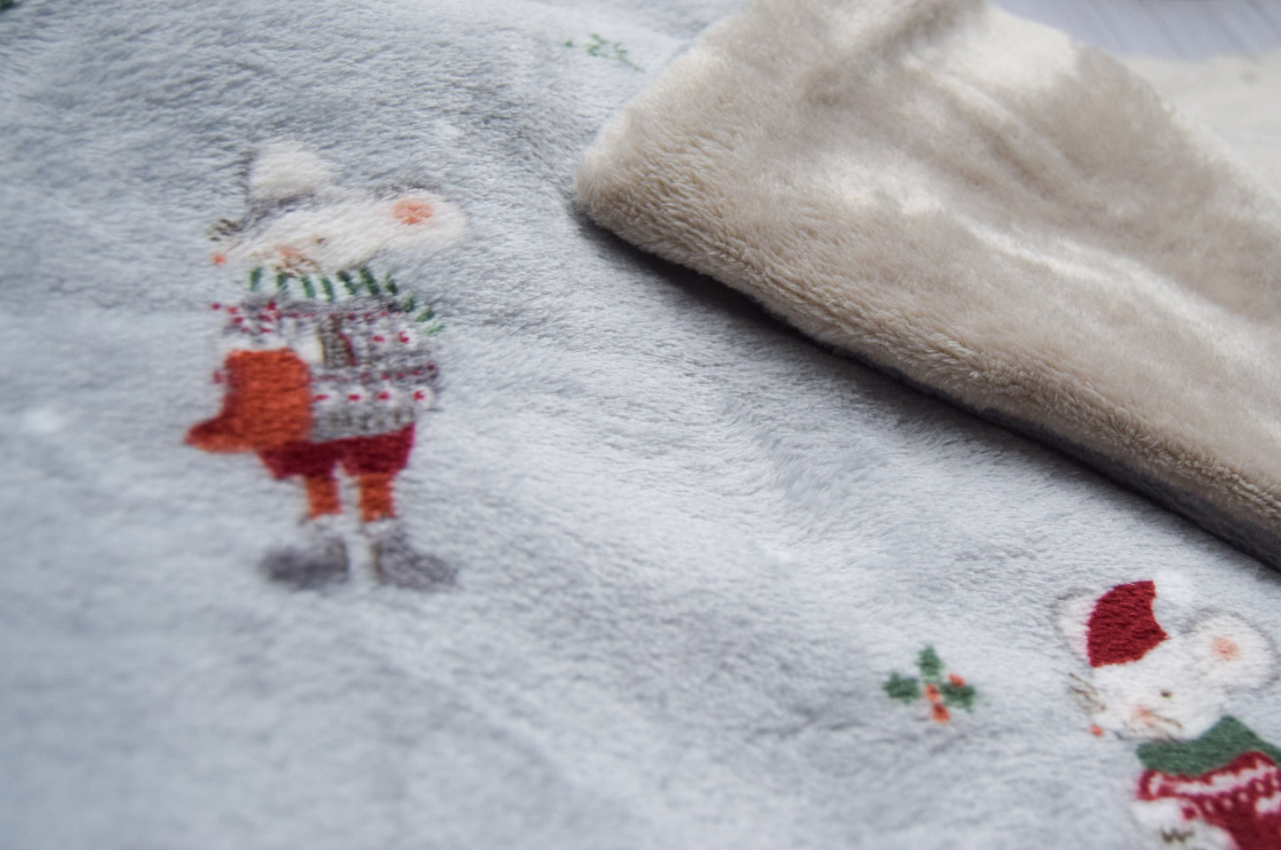 Festive Mice Blanket - Small