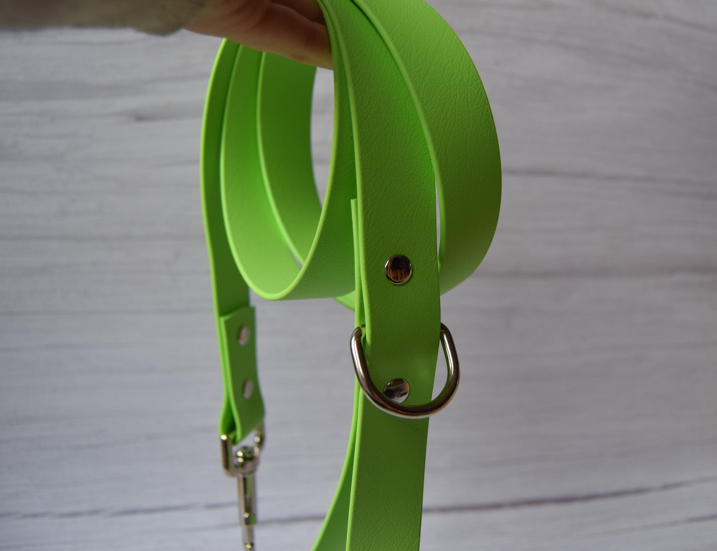 Lime Green Biothane Lead