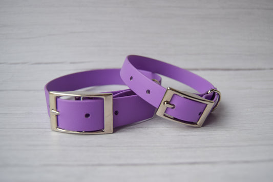 Lilac Biothane Collar