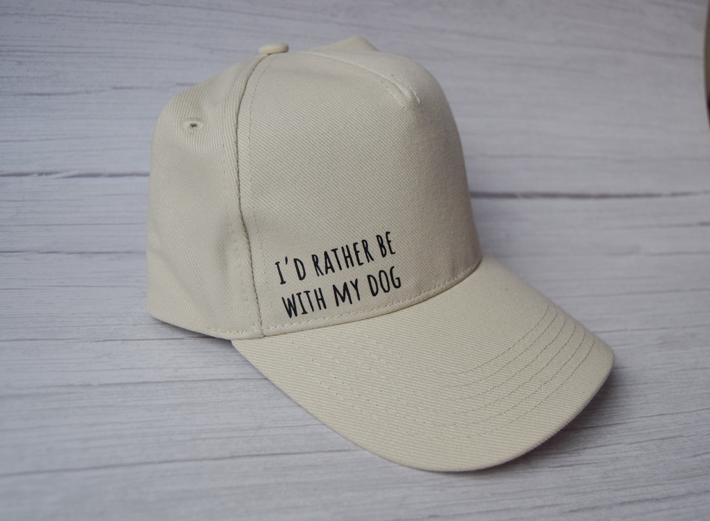 ‘I’d Rather be With my Dog’ Baseball Cap