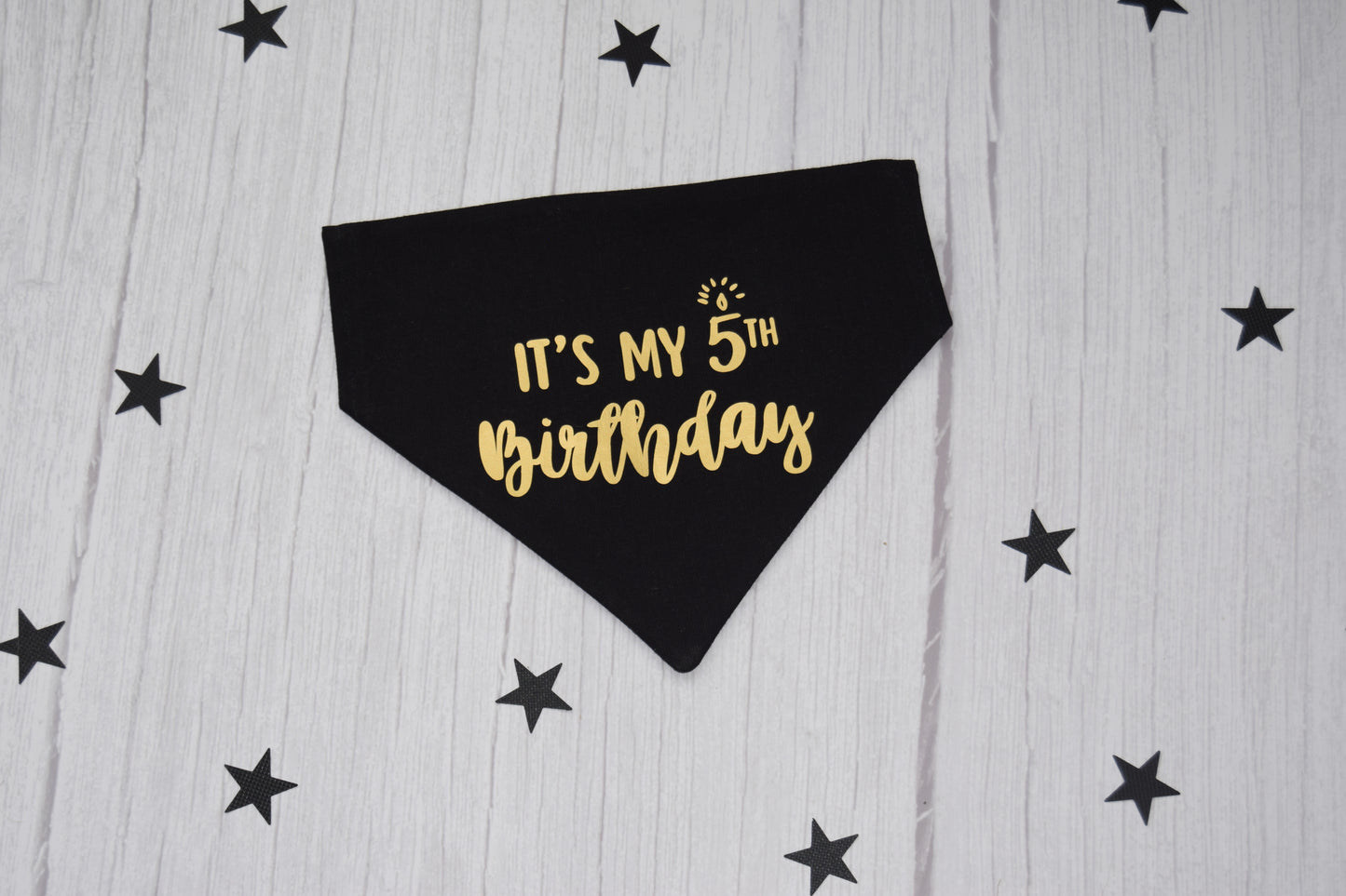 Custom Age Birthday Bandana