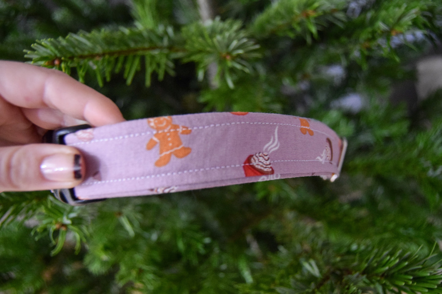 Gingerbread Latte Dog Collar