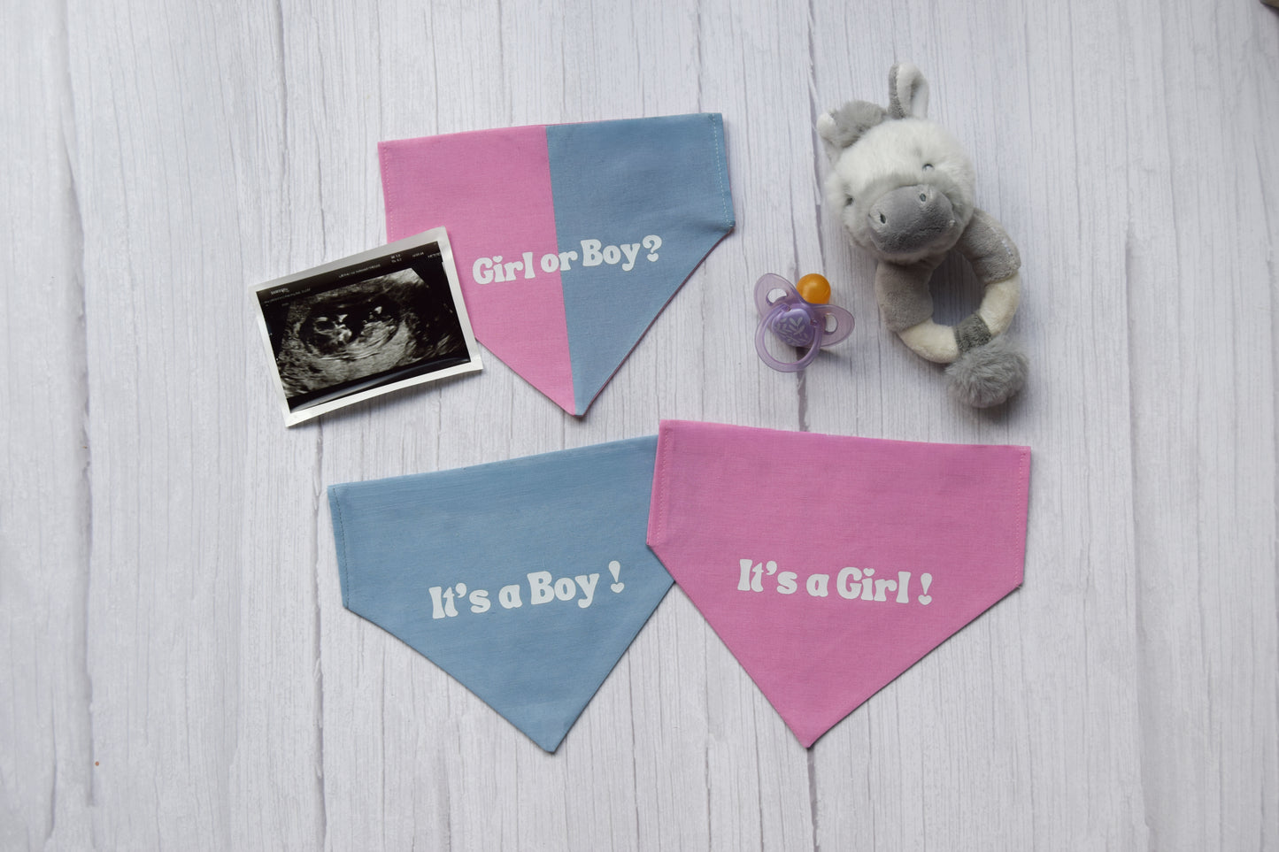 Gender Reveal Bandanas