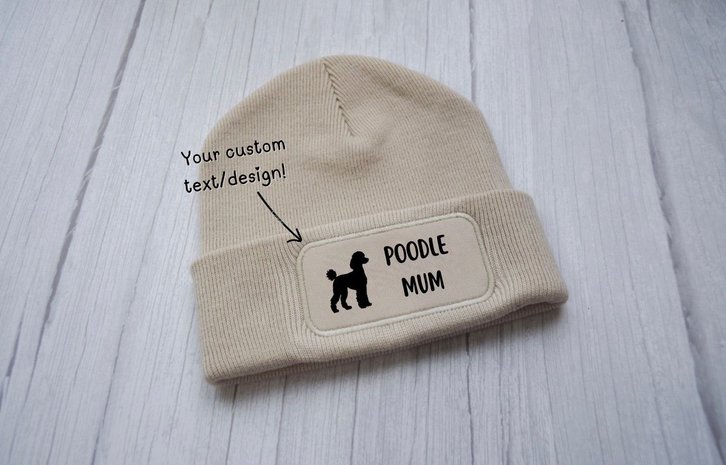 Custom Dog Breed/Name Beanie
