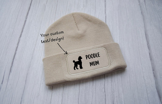 Custom Dog Breed/Name Beanie