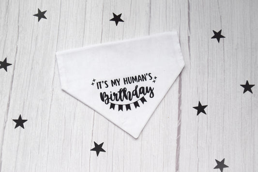 "It's my Human's Birthday" Bandana