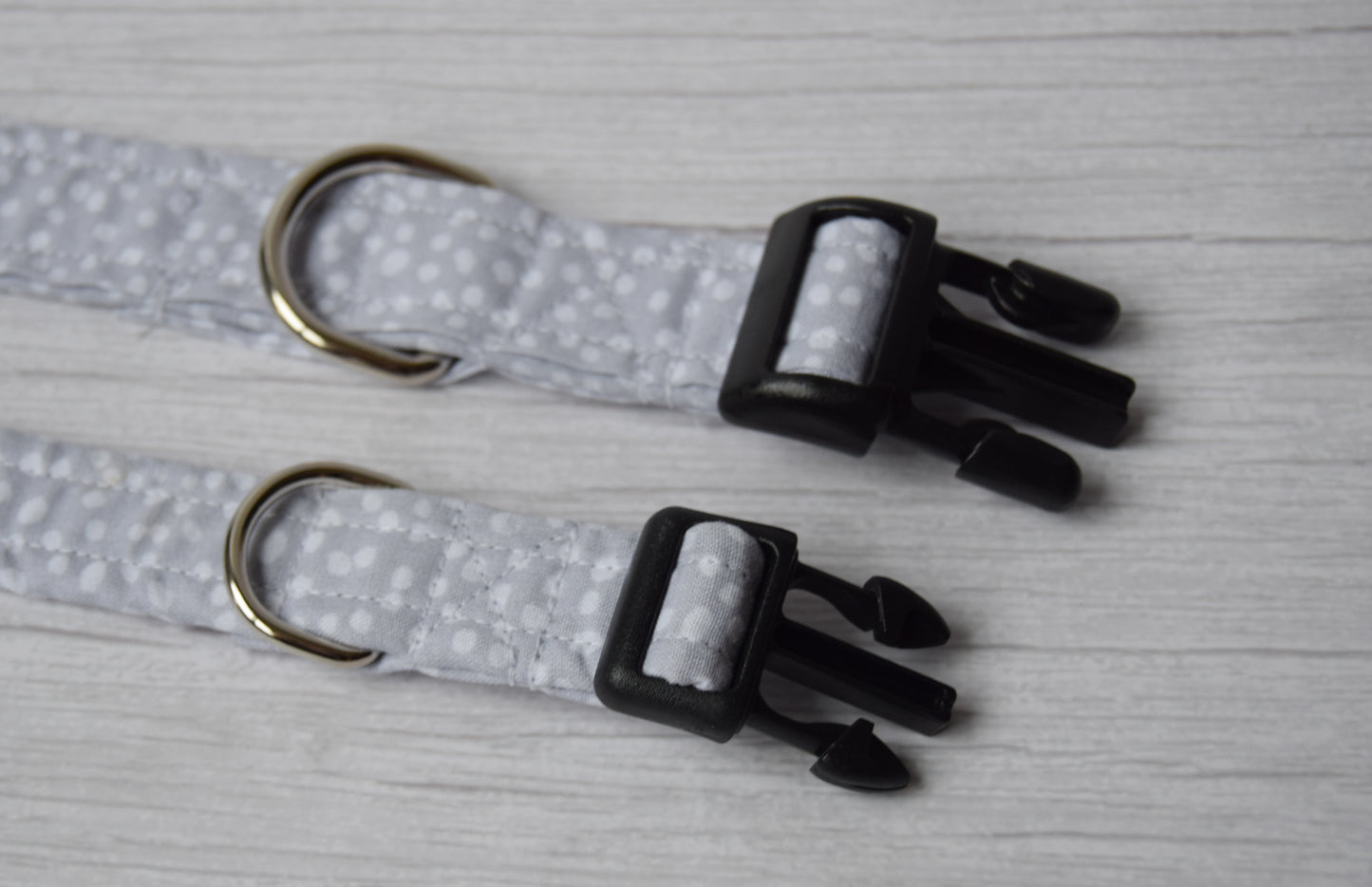 Grey Dalmatian Print Collar