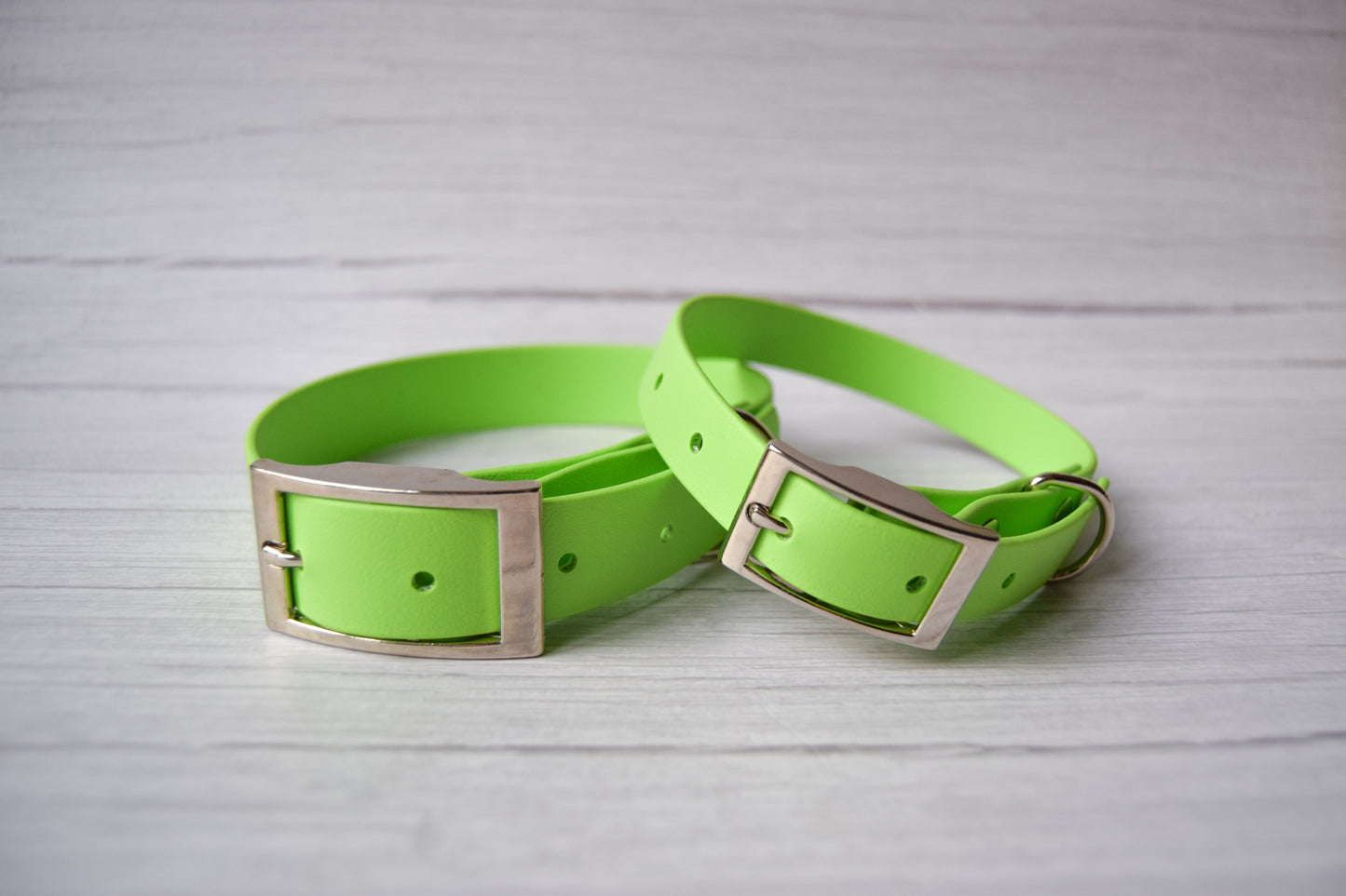 Lime Green Biothane Collar