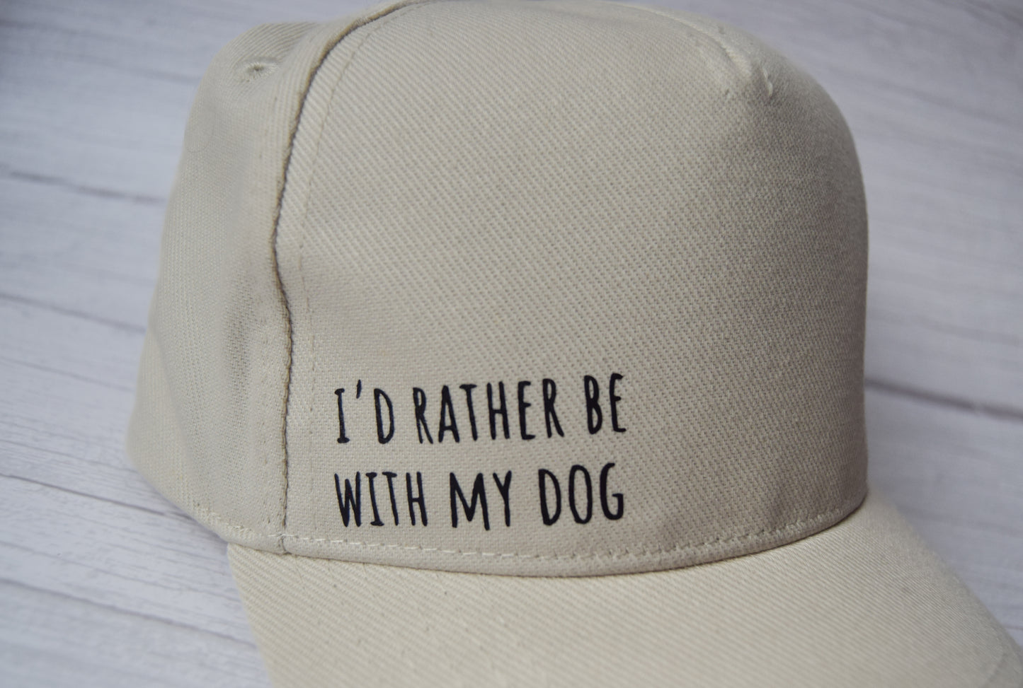 ‘I’d Rather be With my Dog’ Baseball Cap