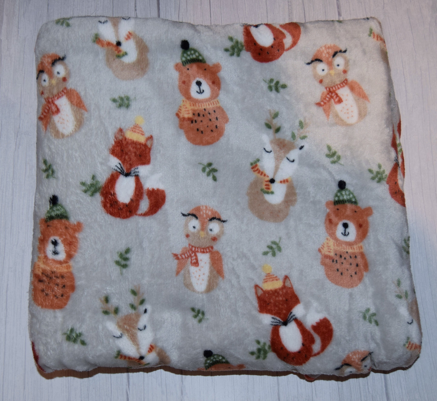 Large Super Soft Fleece Blanket | Woodland Friends