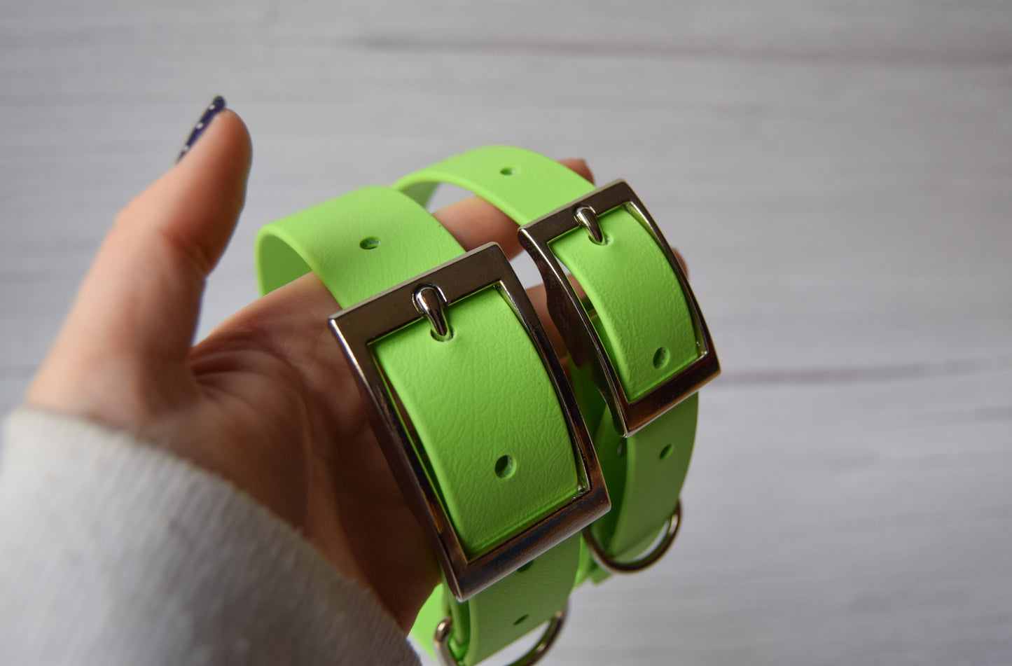 Lime Green Biothane Collar