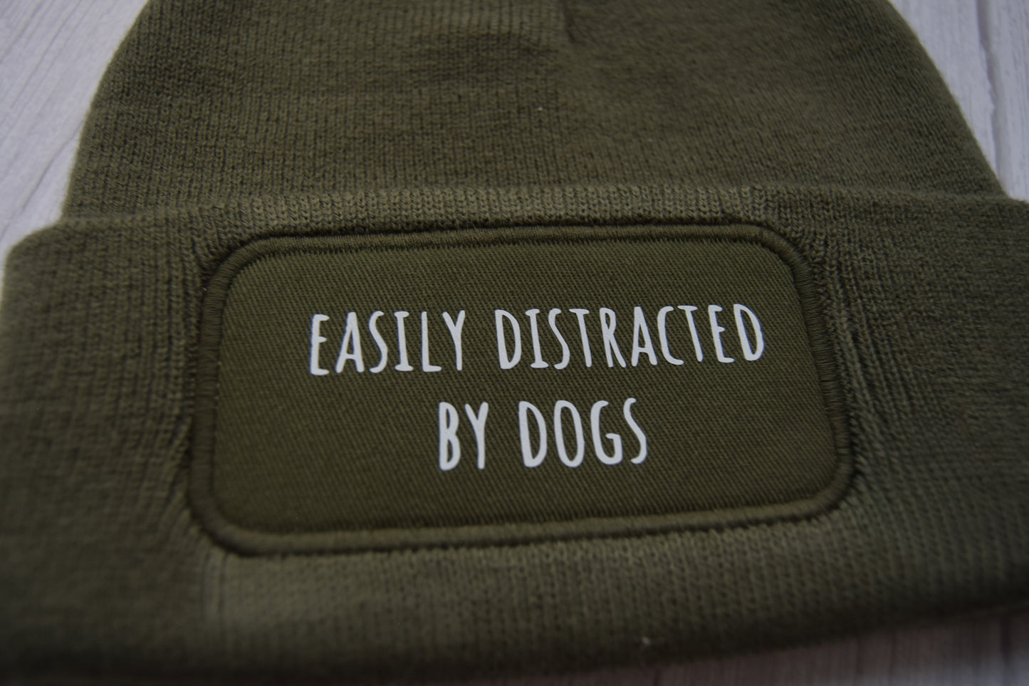 ‘Easily Distracted by Dogs’ Beanie