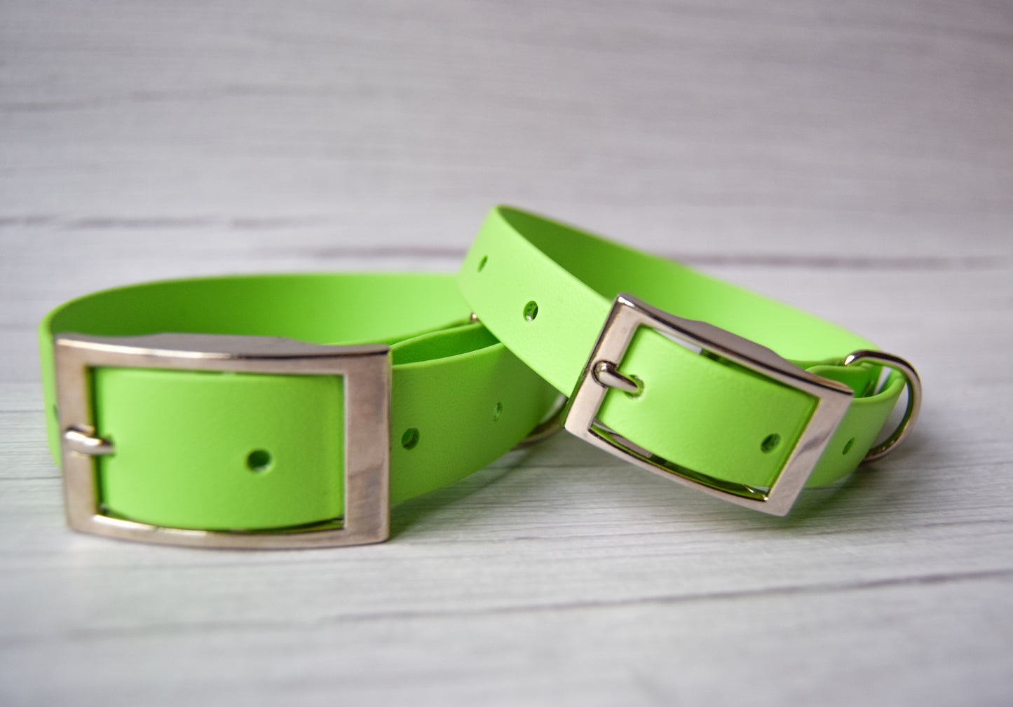 Lime Green Biothane Collar