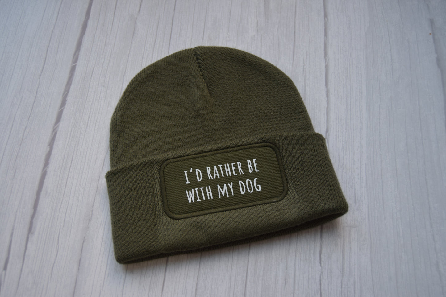‘I’d Rather be With my Dog’ Beanie