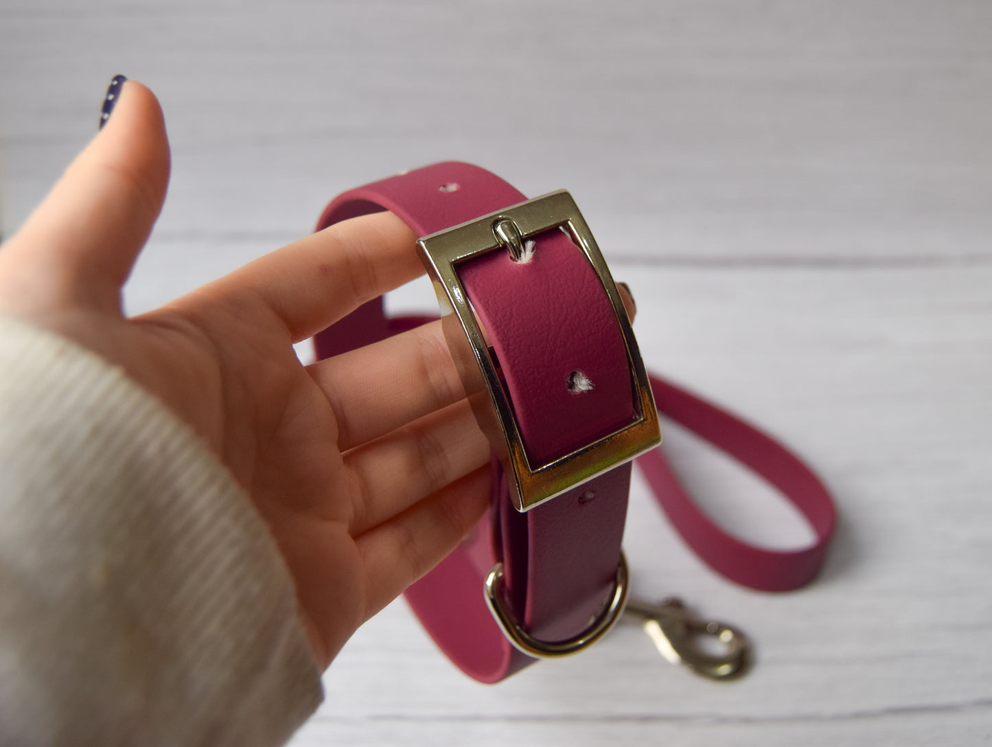 Wine Biothane Collar