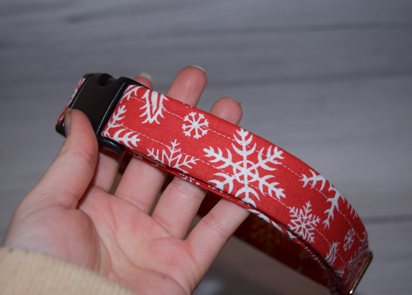 Snowflake Dog Collar | 25mm width