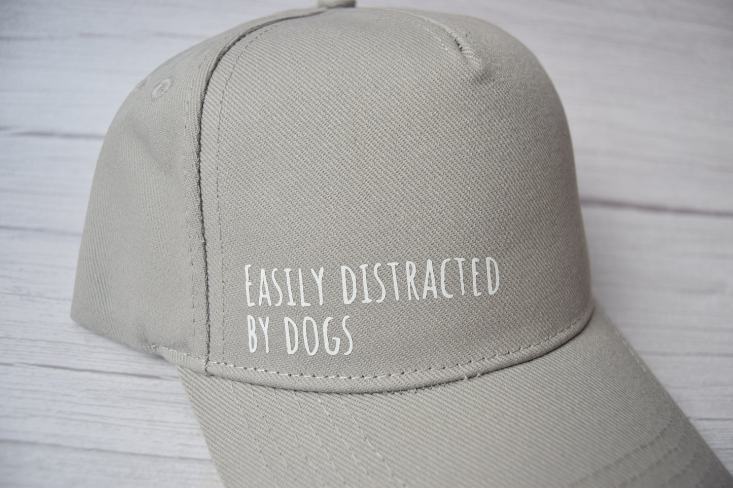 ‘Easily Distracted by Dogs’ Baseball Cap