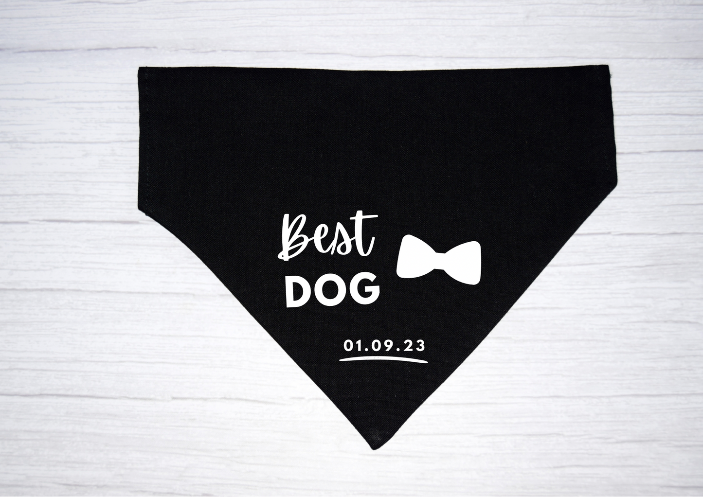 "Best Dog" Wedding Bandana