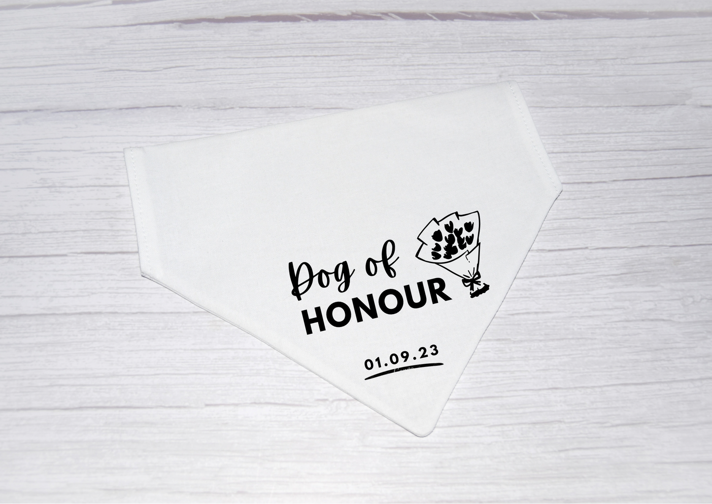 "Dog of Honour" Wedding Bandana