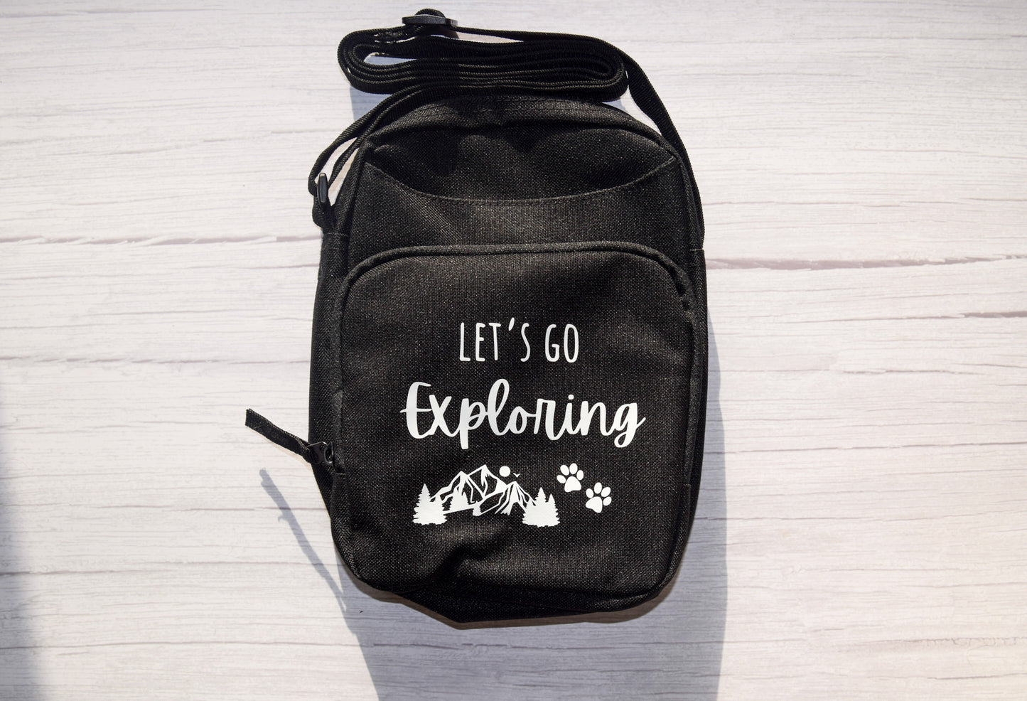 "Let's go Exploring" Dog Walking Bag