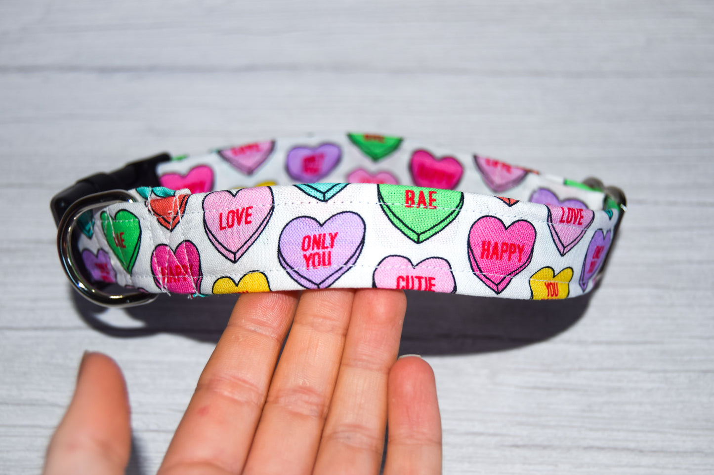 Woof Hearts Handmade Dog Collar